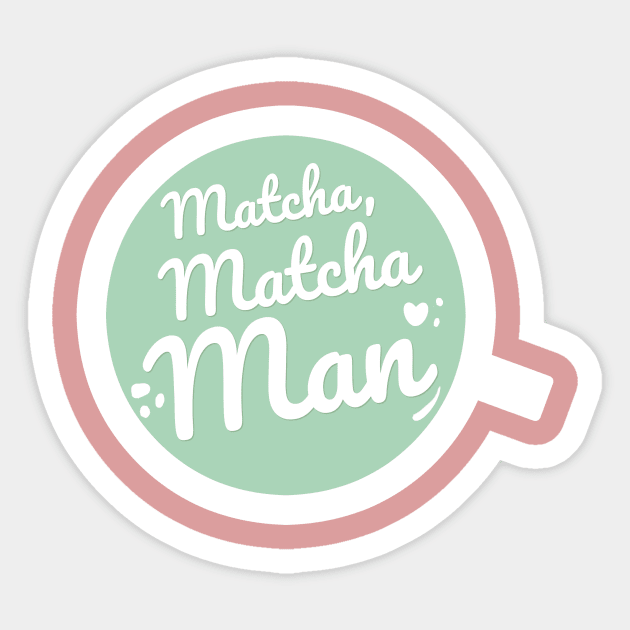 Matcha, Matcha Man Sticker by Bumblebi